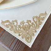 Royal Gold - Embriodered Table Linen